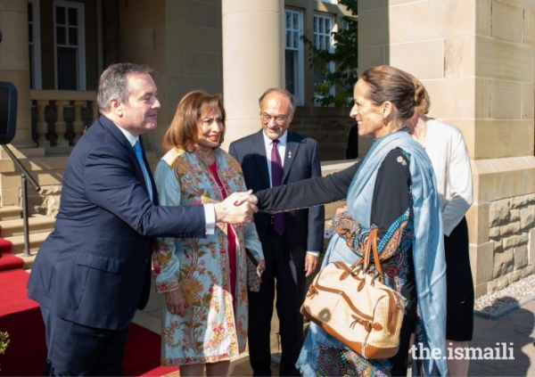 Princess Zahra visited the Aga Khan Garden in Edmonton for the Diwan Opening  2022-09-28
